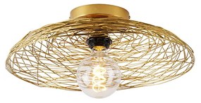 Candeeiro de teto oriental dourado 40 cm - Glan Oriental