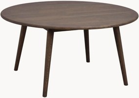 Mesa de centro redonda em madeira de carvalho Tompkins
