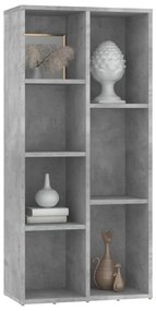Estante 50x25x106 cm derivados de madeira cinzento cimento