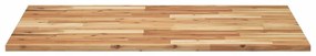 Tampo de mesa retangular 80x70x2 cm madeira de acácia maciça