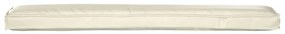 Almofadas de Palete para Banco 2 pcs Creme 200x40x8 cm Tecido Oxford