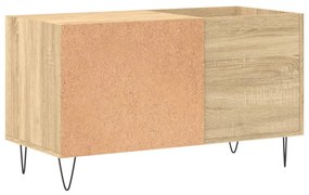 Armário p/ discos 85x38x48 cm deriv. madeira carvalho sonoma