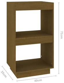 Estante 40x35x71 cm pinho maciço castanho mel