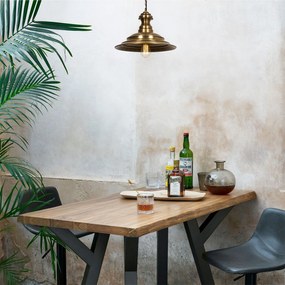 Candeeiro de Teto Sivani – Vintage – Diâmetro 39 cm, Altura 115 cm