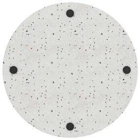 Base de Guarda-sol para Postes de 37/42/52/58mm em Concreto Branco de