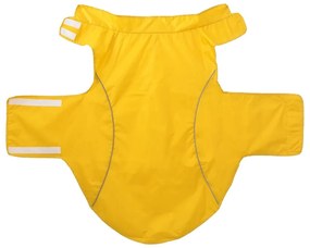 Capa de chuva para cães com tiras reflectoras amarelo 4XL