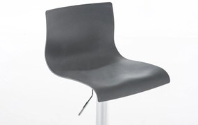 Banco de bar Hoover 39 x 84-104 x 36 cm Cinzento