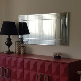 Espelho A305D – Prateado – 130 cm x 65 cm