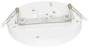 Spot embutido ou saliente branco 18 cm incl. LED 3 passos dim para aquecer - Trans Moderno