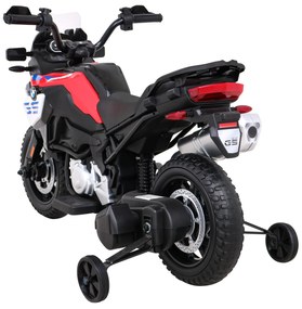 Mota elétrica para Crianças 12V BMW F850 GS Rodas Espuma EVA Vermelha