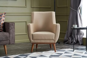 Cadeira Wing Gonca – Creme – 74 cm x 80 cm x 75 cm