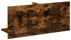 Armário de parede 70x16,5x30 cm deriv. madeira carvalho fumado