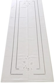 170x270 Toalha de mesa de linho bordada a mão - bordados da lixa Creative Rosemary 2021
