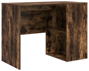 mesa de canto Carvalho Fumado 102x88x75 cm Madeira Engenheirada