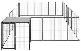 Canil 22,99 m² aço preto