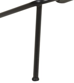 Bancos de bar 4 pcs couro genuíno preto