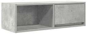 Móveis de TV 2pcs 80x31x25,5cm madeira processada cinza cimento
