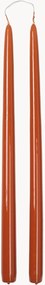 Velas de jantar artesanais Smooth, conjunto de 4