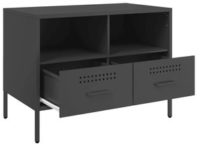 Móvel de TV 68x39x50,5 cm aço preto