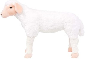Brinquedo de montar ovelha peluche branco XXL