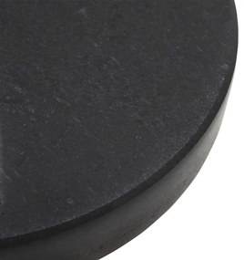 Base de Guarda-Sol com Rodas para Postes de Ø38/48mm - Granito Preto,