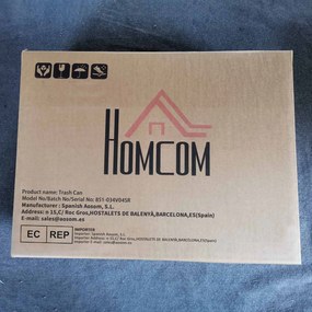 Balde de Lixo de Cozinha com 3 Compartimentos 3x10L Cubo de Lixo de Aç