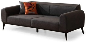 Sofá-Cama de 3 Lugares Kapri – Antracite – 220x84x77 cm