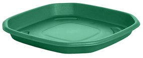 Prato para Floreira Polipropileno Antique Octogonal Verde 36cm