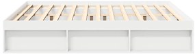 Estrutura de cama super king size 180x200 cm branco