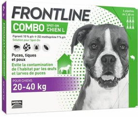 Pipeta para Cães Frontline Combo 20-40 kg 6 Unidades