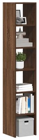vidaXL Estantes 2 pcs empilháveis 30x30x80 cm derivados de madeira