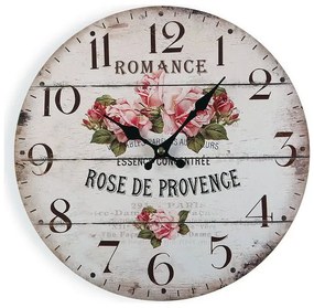 Relógio de Parede Romance Madeira (4 X 30 X 30 cm)