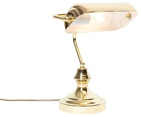 Candeeiro de Mesa Clássico/Candeeiro de Escrivão Latão - Banker