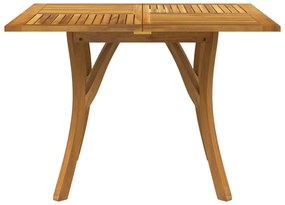 Mesa de jardim 110x110x75 cm madeira de acácia maciça