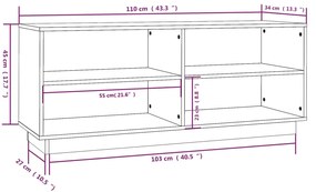 Sapateira Madrid - Com 4 Compartimentos e Banco - Cor Cinzento - 110x3