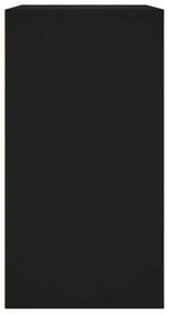 Armário de cosmética 80x40x75 cm derivados de madeira preto