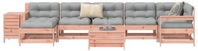 9 pcs conjunto sofás jardim madeira abeto-de-douglas