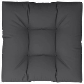 Almofadão para sofá de paletes 70x70x12 cm tecido preto