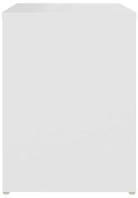 Mesas de cabeceira 2 pcs 40x30x40 cm derivados madeira branco