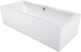 Mexen Cube banheira retangular 180 x 80 cm com estrutura, branca - 55051808000X