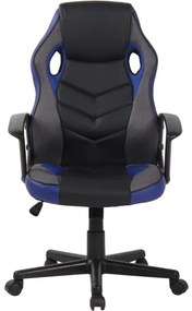 DUDECO - Cadeira Gaming Glendale Azul e Preto