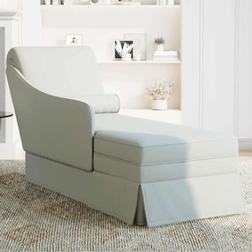 Chaise lounge c/ reforço/apoio de braços direito veludo