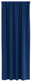 Cortinas com cortinas 2 pcs Azul escuro 260 x 140 cm Poliéster