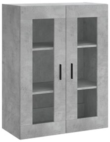 Armário alto 69,5x34x180 cm derivados de madeira cinza cimento