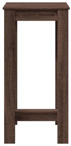 Mesa de bar 51x50x103,5 cm derivados madeira carvalho castanho