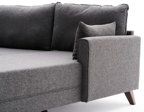 Sofá de Canto Bella – Antracite – 275 cm x 85 cm x 81 cm