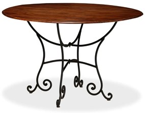 Mesa jantar acácia maciça c/ acabamento a mel 120x76 cm
