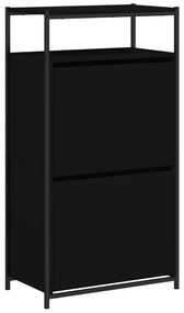 Sapateira 60x34x112 cm derivados de madeira preto