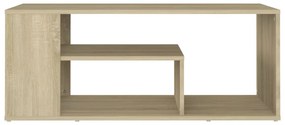 Mesa centro 100x50x40 cm derivados de madeira carvalho sonoma