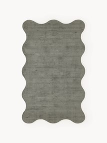 Tapete artesanal Wavy, bege